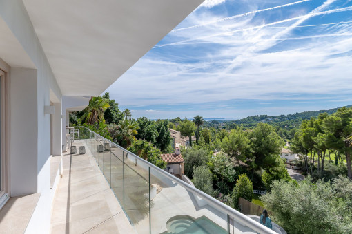 Exklusive Villa mit einem atemberaubenden Panoramablick über die Golfanlage von Son Vida