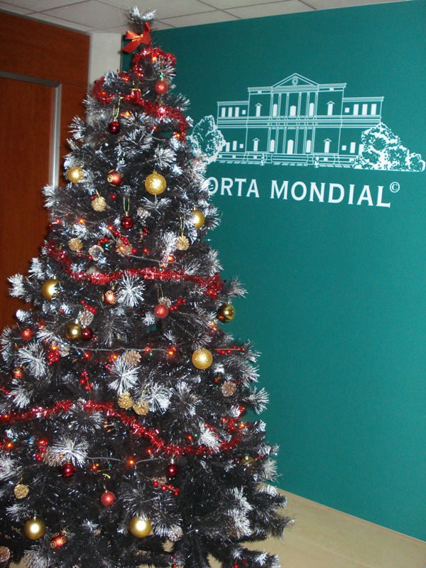 Weihnachtsbaum im Büro