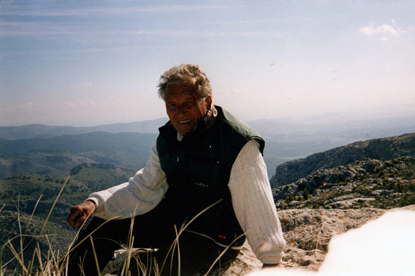 Der Autor Dr. Wolfgang Hierl auf dem Alarò