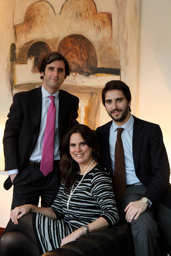 Daniel Olabarria Vaquero (links), Gabriel Buades Castella (rechts) und Francisca Buchner 