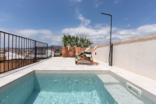 Atemberaubendes Neubau-Penthouse mit privatem Pool und 360-Grad Blick über Palma