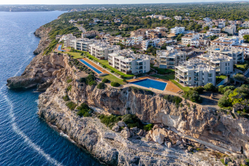 Moderne Penthousewohnung mit traumhaftem Meerblick in exklusiver Wohnanlage in Cala Figuera