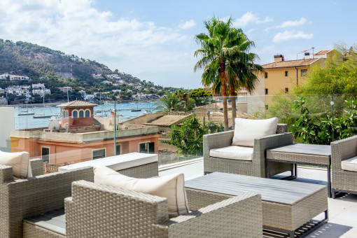 Terrasse mit Meerblick