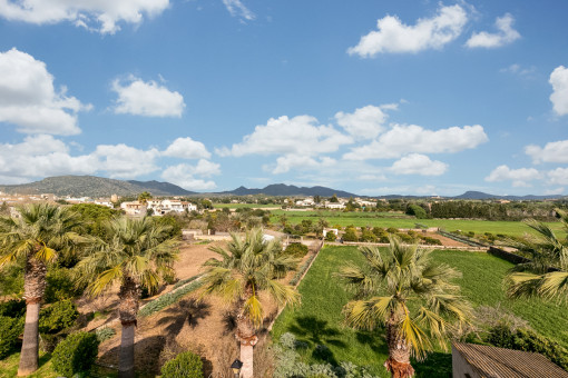 Traumhafter Panoramablick von der Dachterrasse