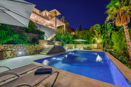 Majestätische Villa mit Pool und herrlichem Meerblick in Puerto Pollensa