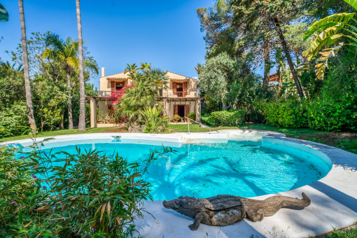 Exquisite Villa in Bonaire, Alcudia, mit Pool und Meerblick - Entdecken Sie Ihren Traumwohnsitz