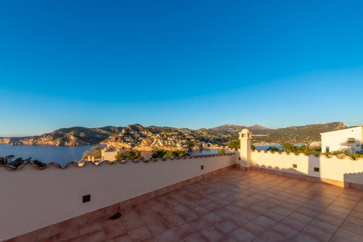 Dachterrasse mit Panoramablick