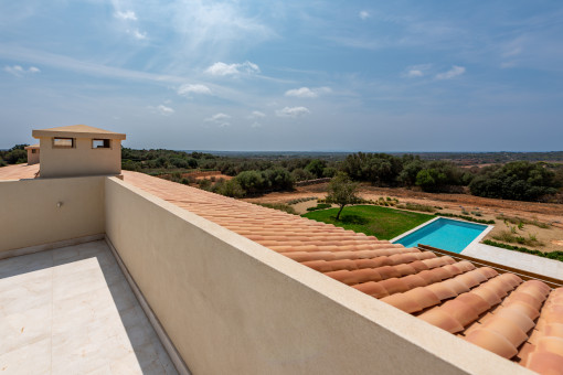 Weitblick vom Balkon