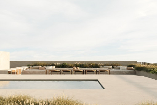 Dachterrasse mit Pool