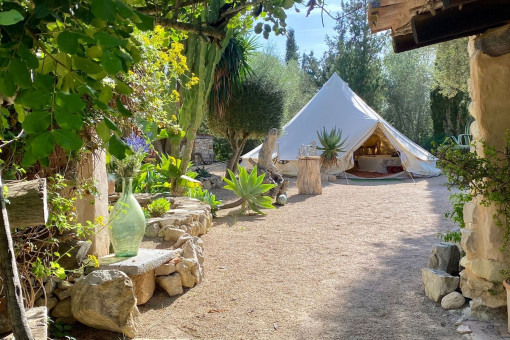 Orientalischer Glamping Bereich