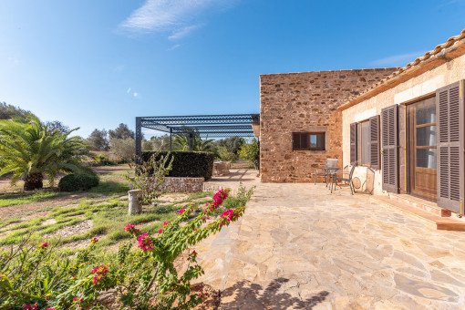 Terrasse und Garten