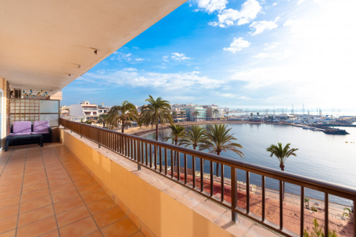 Terrasse mit Meerblick