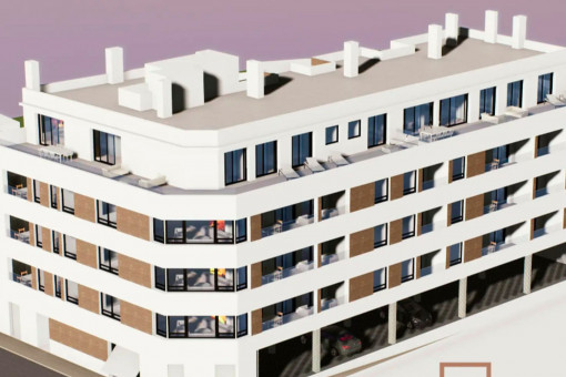 Wohngebäude Render