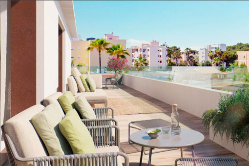 Moderne Eigentumswohnungen in Cala Bona - Wohnen in attraktiver Lage nahe Hafen und Meer - Penthouse