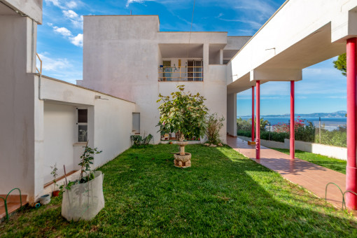 Garten mit Meerblick