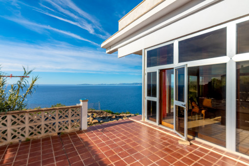 Terrasse mit Meerblick