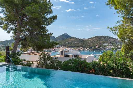 Pool mit Meerblick