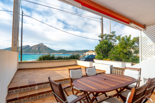 Terrasse mit Meerblick